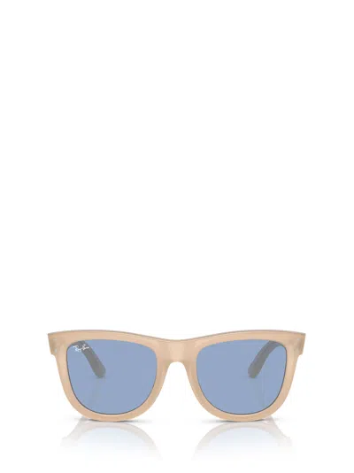 Ray Ban Wayfarer Reverse Square-frame Glasses In Blue