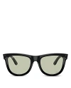Ray Ban Ray-ban Wayfarer Reverse Square Sunglasses, 53mm In Black