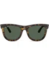 Ray Ban Wayfarer Reverse Sunglasses In Brown