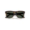 Ray Ban Wayfarer Reverse Sunglasses Dark Havana Frame Green Lenses 50-22