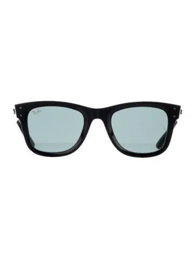 Pre-owned Ray Ban Wayfarer Reverse Wayfarer Sunglasses In Black