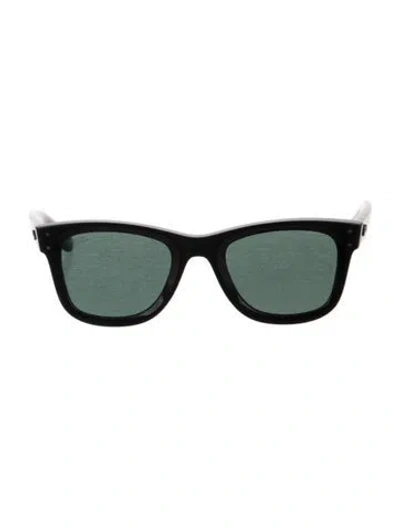 Pre-owned Ray Ban Wayfarer Reverse Wayfarer Sunglasses In Black