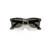 Ray Ban Wayfarer Street Neat Sunglasses Black On Havana Frame Green Lenses Polarized 52-22
