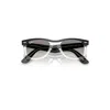 Ray Ban Wayfarer Street Neat Sunglasses Black On Transparent Frame Grey Lenses 52-22 In Black