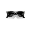 Ray Ban Wayfarer Street Neat Sunglasses Grey On Black Frame Black Lenses Polarized 52-22