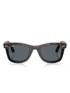Ray Ban Wayfarer Sunglasses In Brown