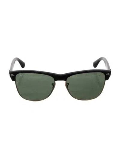 Pre-owned Ray Ban Wayfarer Tinted Sunglasses In Black