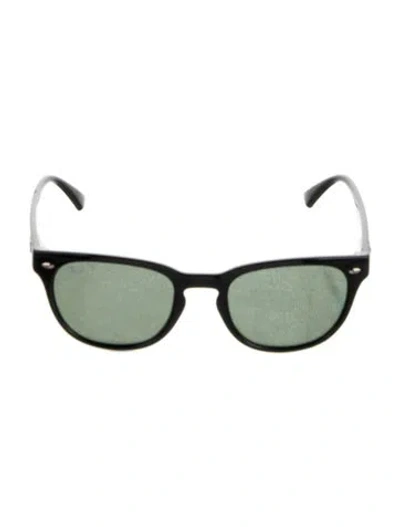 Pre-owned Ray Ban Wayfarer Tinted Sunglasses In Black