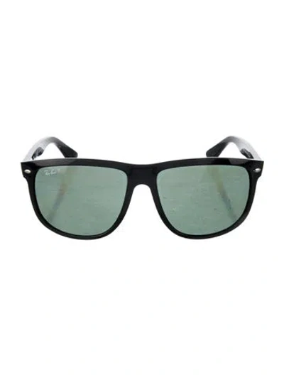 Pre-owned Ray Ban Wayfarer Tinted Sunglasses In Black