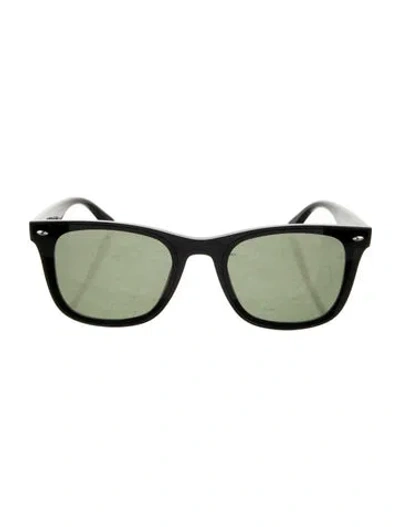 Pre-owned Ray Ban Wayfarer Tinted Sunglasses In Black