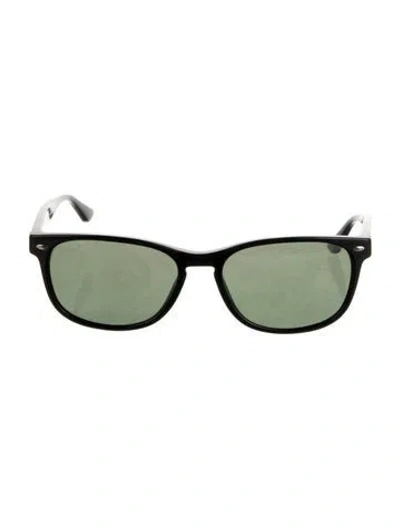 Pre-owned Ray Ban Wayfarer Tinted Sunglasses In Black