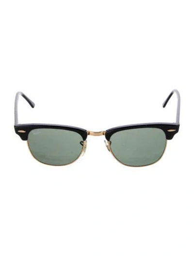 Pre-owned Ray Ban Wayfarer Tinted Sunglasses In Black