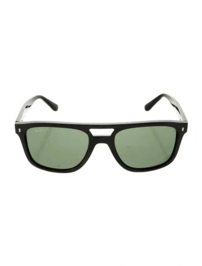 Pre-owned Ray Ban Wayfarer Tinted Sunglasses In Black