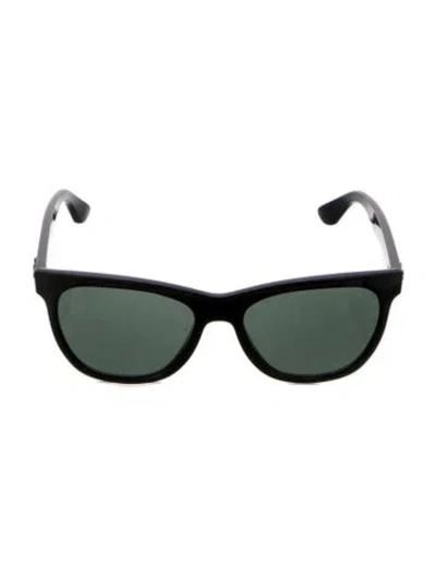 Pre-owned Ray Ban Wayfarer Tinted Sunglasses In Black