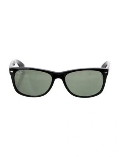Pre-owned Ray Ban Wayfarer Tinted Sunglasses In Black