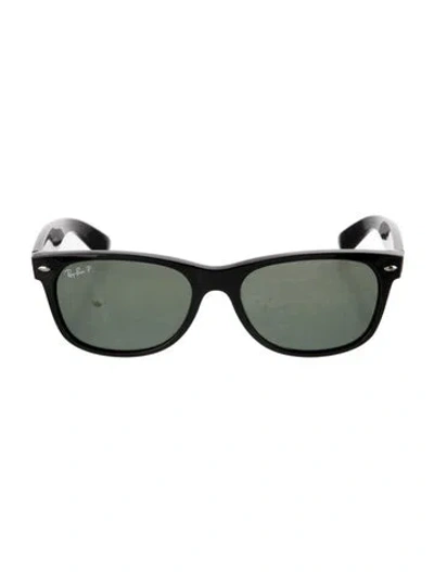 Pre-owned Ray Ban Wayfarer Tinted Sunglasses In Black