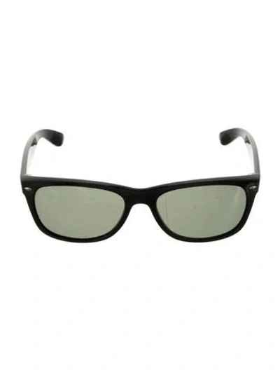 Pre-owned Ray Ban Wayfarer Tinted Sunglasses In Black