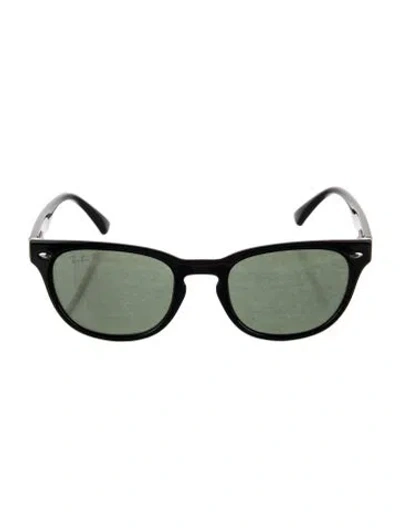 Pre-owned Ray Ban Wayfarer Tinted Sunglasses In Black