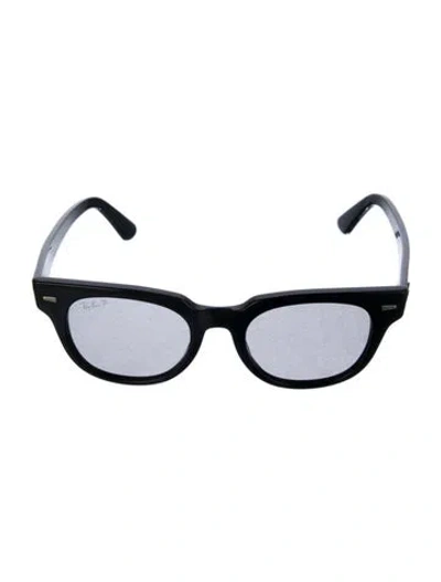 Pre-owned Ray Ban Wayfarer Tinted Sunglasses In Black