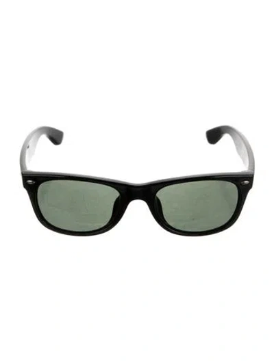 Pre-owned Ray Ban Wayfarer Tinted Sunglasses In Black