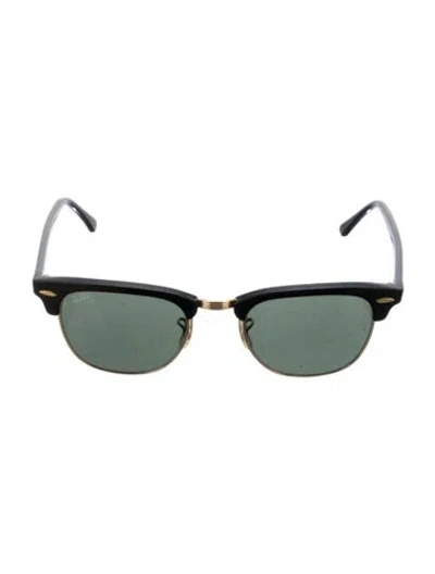 Pre-owned Ray Ban Wayfarer Tinted Sunglasses In Black