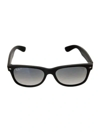 Pre-owned Ray Ban Wayfarer Tinted Sunglasses In Black