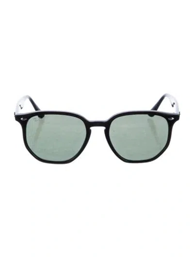 Pre-owned Ray Ban Wayfarer Tinted Sunglasses In Black