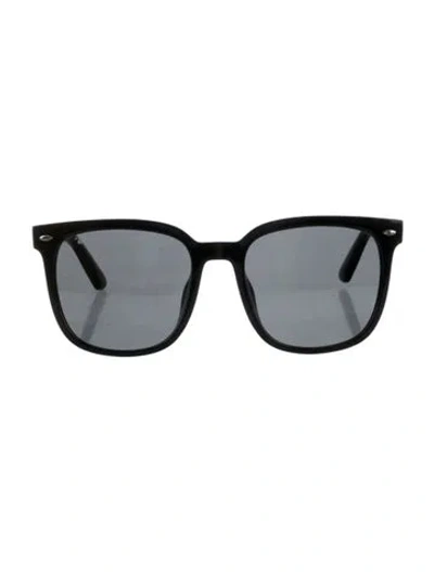 Pre-owned Ray Ban Wayfarer Tinted Sunglasses In Black