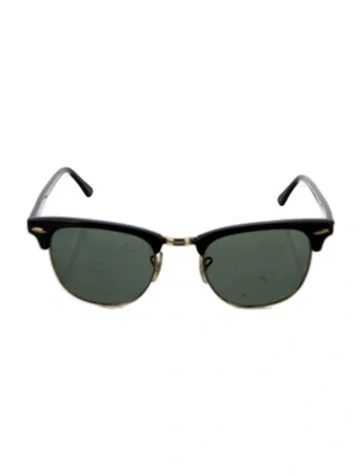 Pre-owned Ray Ban Wayfarer Tinted Sunglasses In Black