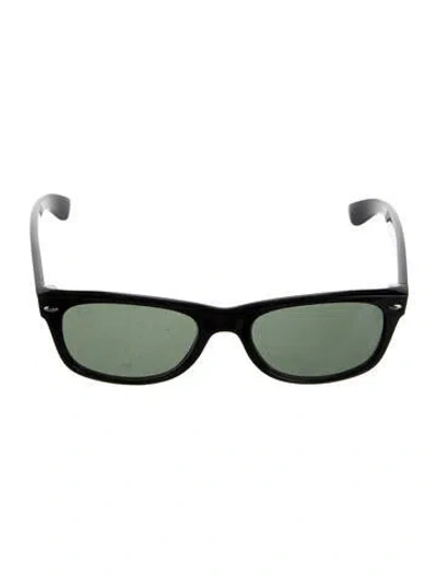Pre-owned Ray Ban Wayfarer Tinted Sunglasses In Black