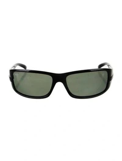 Pre-owned Ray Ban Wayfarer Tinted Sunglasses In Black