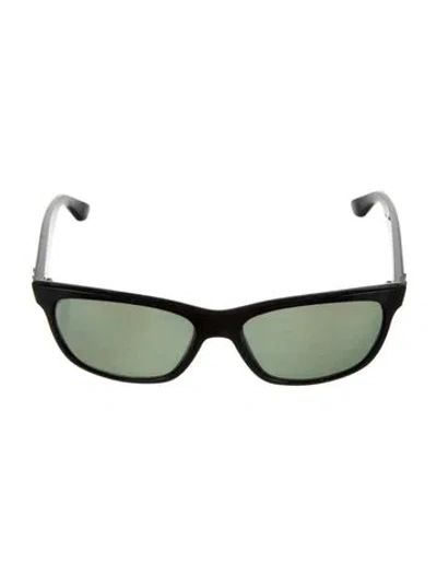 Pre-owned Ray Ban Wayfarer Tinted Sunglasses In Black