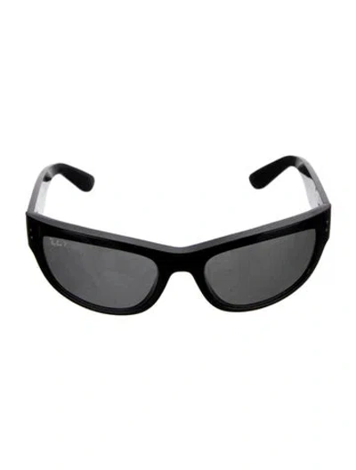 Pre-owned Ray Ban Wayfarer Tinted Sunglasses In Black