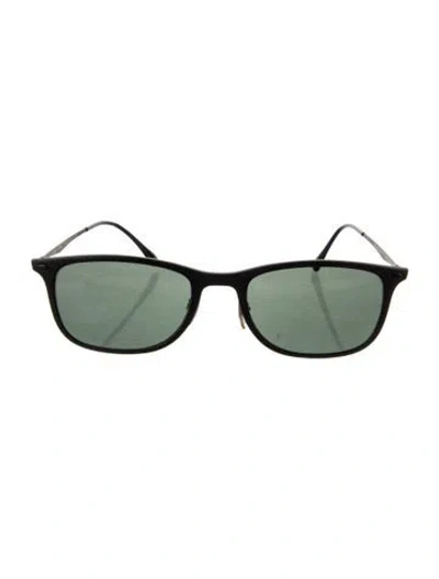 Pre-owned Ray Ban Wayfarer Tinted Sunglasses In Black