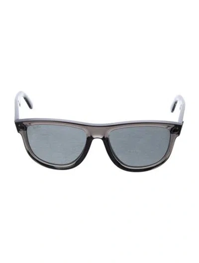 Pre-owned Ray Ban Wayfarer Tinted Sunglasses In Gray