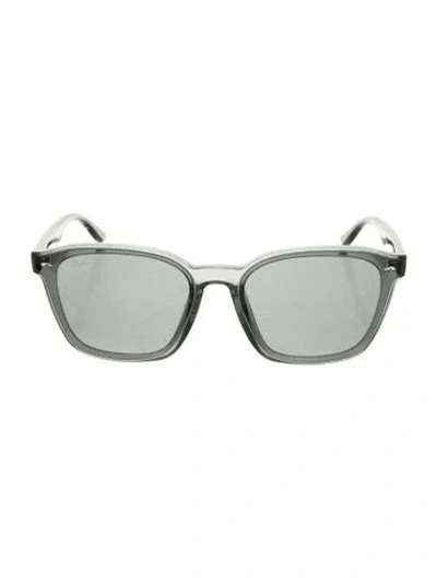 Pre-owned Ray Ban Wayfarer Tinted Sunglasses In Grey