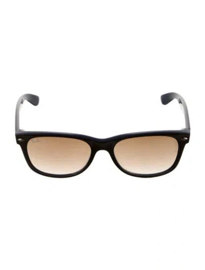 Pre-owned Ray Ban Wayfarer Tinted Sunglasses In Purple