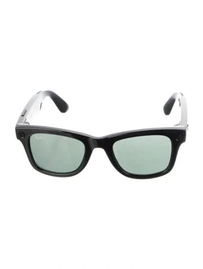 Pre-owned Ray Ban Wayfarer Tinted Sunglasses W/ Tags In Black