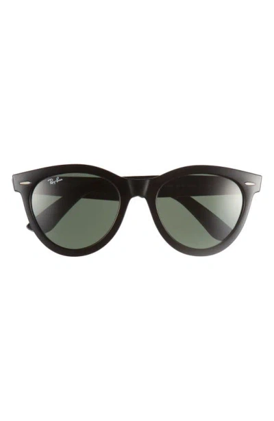 Ray Ban Ray-ban Wayfarer Way 54mm Oval Sunglasses In Black