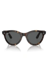 Ray Ban Wayfarer Way 54mm Oval Sunglasses In Havana