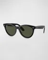Ray Ban Wayfarer Way Propionate Sunglasses, 54mm In Black
