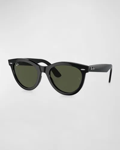 Ray Ban Wayfarer Way Propionate Sunglasses, 54mm In Black