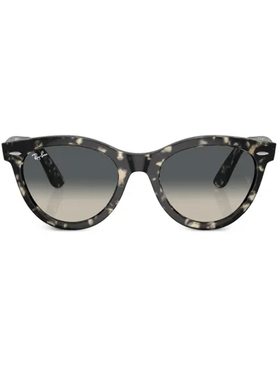 RAY BAN WAYFARER WAY ROUND-FRAME SUNGLASSES