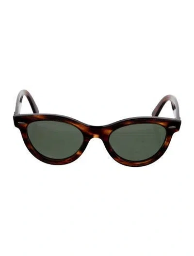 Pre-owned Ray Ban Wayfarer Way Wayfarer Sunglasses In Brown