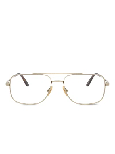 Ray Ban William Rectangle-frame Glasses In Gold