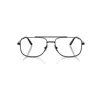 Ray Ban William Titanium Optics Eyeglasses Black Frame Clear Lenses Polarized 58-17 In Black