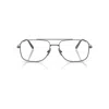 Ray Ban William Titanium Optics Eyeglasses Gunmetal Frame Clear Lenses Polarized 58-17 In Gunmetal