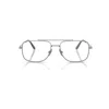 RAY BAN WILLIAM TITANIUM OPTICS  SILBER FASSUNG KLAR GLAS POLARISIERT 58-17