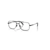 Ray Ban William Titanium Optics  Schwarz Fassung Klar Glas Polarisiert 56-17 In Schwarz