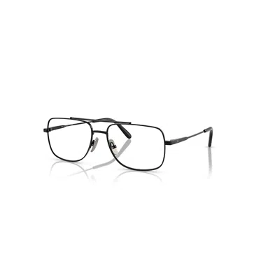 Ray Ban William Titanium Optics  Schwarz Fassung Klar Glas Polarisiert 56-17